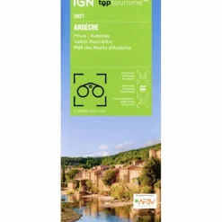 Best 7 ARDÈCHE PRIVAS - Straßenkarte Straßenkarten|Fahrradkarten