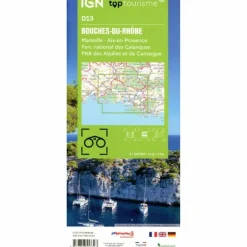 Hot 13 BOUCHES-DU-RHONE - Straßenkarte Straßenkarten|Fahrradkarten