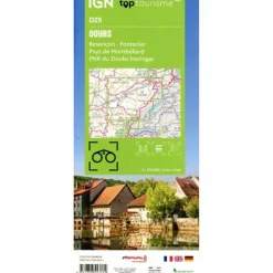 Straßenkarten|Fahrradkarten^25 DOUBS BESANÇON - Straßenkarte