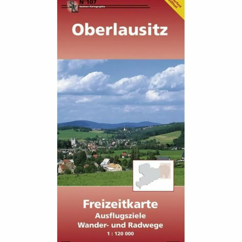 Wanderkarten Und Winterkarten|Wanderkarten Und Winterkarten^107 FREIZEITKARTE OBERLAUSITZ - Wanderkarte