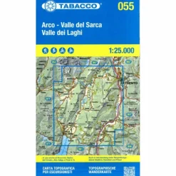 Wanderkarten Und Winterkarten|Wanderkarten Und Winterkarten^55 VALLE DEL SARCA - Wanderführer