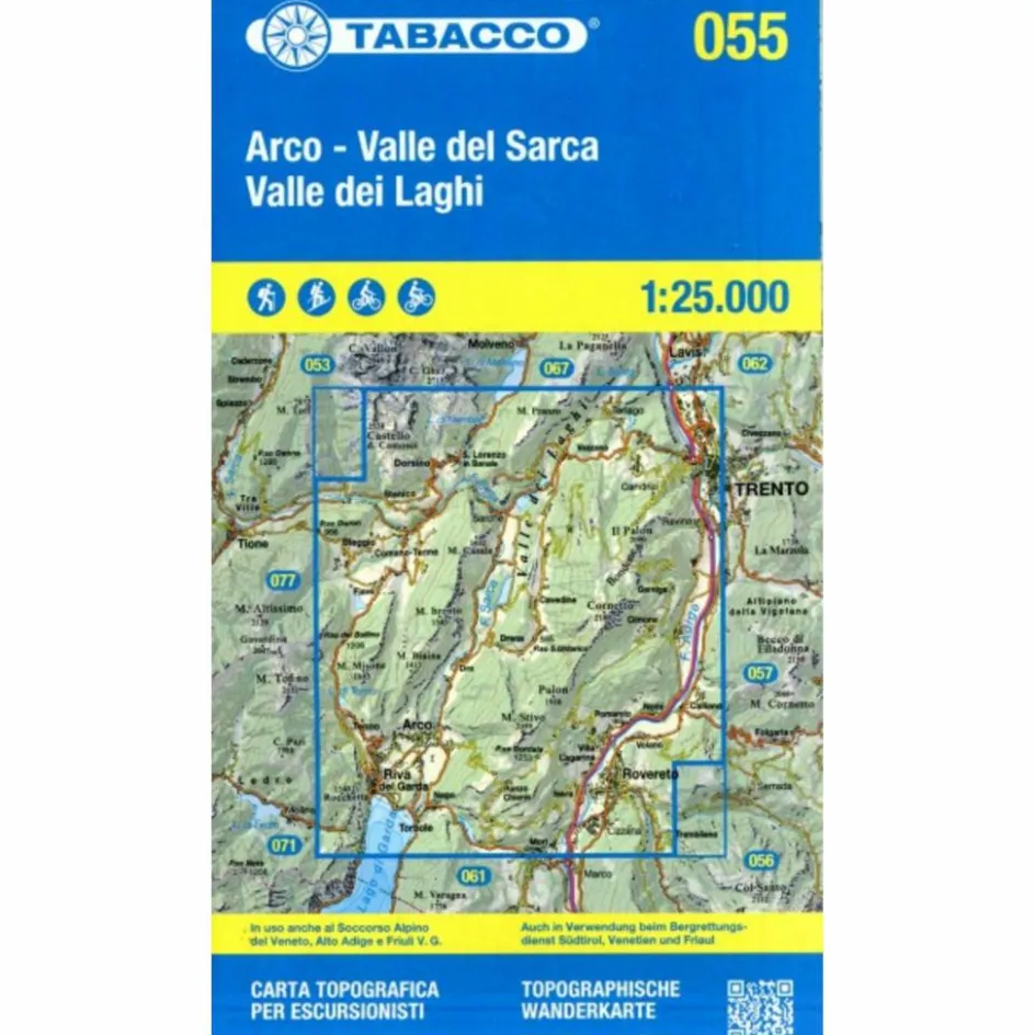 Wanderkarten Und Winterkarten|Wanderkarten Und Winterkarten^55 VALLE DEL SARCA - Wanderführer