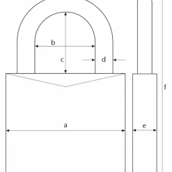 Abus Sicherheitsausrüstung|Fahrradschlösser^ZAHLENSCHLOSS 145/20 - Gepäcksicherung