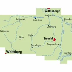 Fahrradkarten|Fahrradkarten^ADFC REGIONALKARTE ALTMARK MIT TOURENVORSCHLÄGEN, 1:75.000 - Fahrradkarte