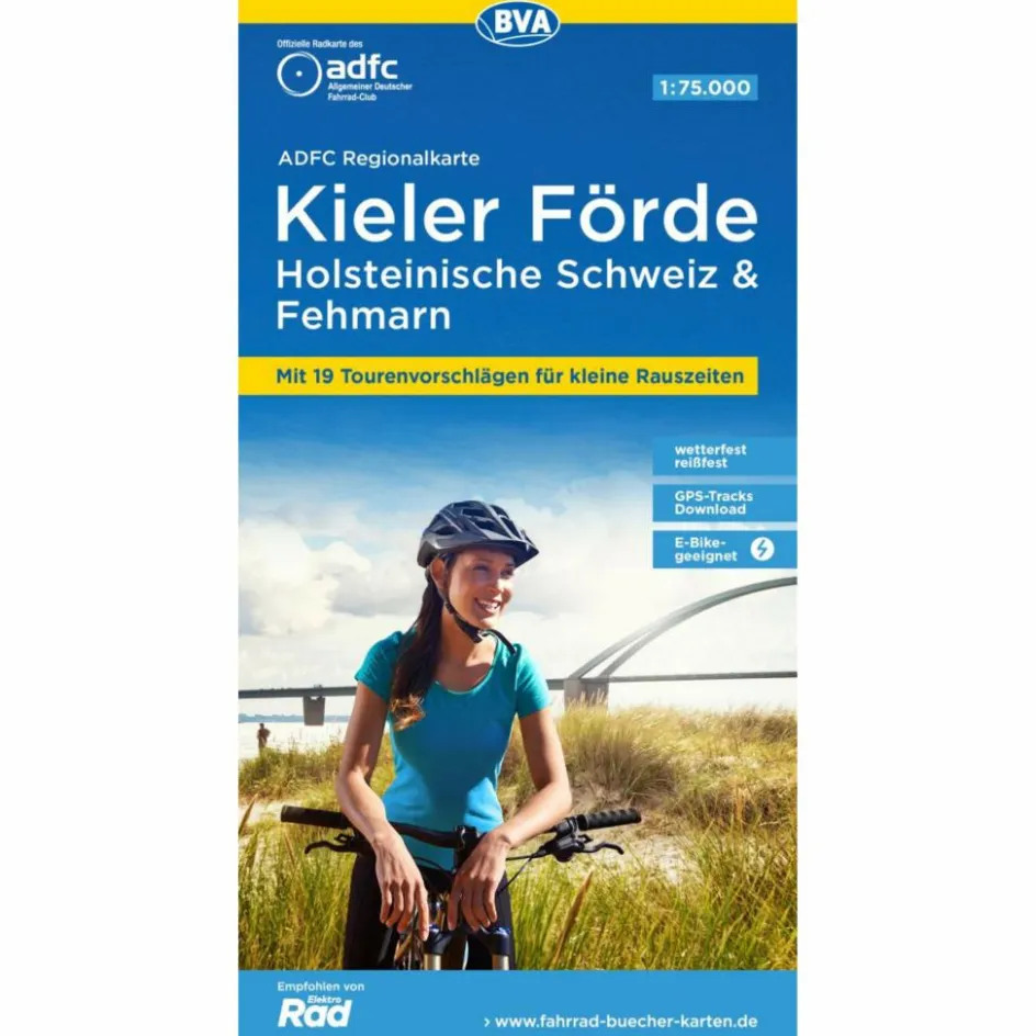 Fahrradkarten|Fahrradkarten^ADFC REGIONALKARTE KIELER FÖRDE - Fahrradkarte
