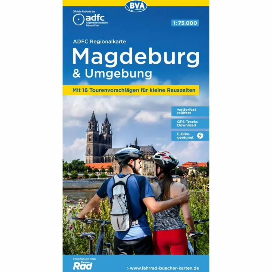 Fahrradkarten|Fahrradkarten^ADFC REGIONALKARTE MAGDEBURG & UMGEBUNG - Fahrradkarte
