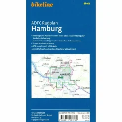 Best ADFC-RADPLAN HAMBURG - Fahrradkarte Fahrradkarten|Fahrradkarten