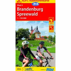New ADFC-RADTOURENKARTE 9 BRANDENBURG SPREEWALD 1:150.000 - Fahrradkarte Fahrradkarten|Fahrradkarten