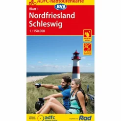 Fahrradkarten|Fahrradkarten^ADFC-RADTOURENKARTE 1 NORDFRIESLAND /SCHLESWIG 1:150.000 - Fahrradkarte