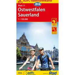 Fahrradkarten|Fahrradkarten^ADFC-RADTOURENKARTE 11 OSTWESTFALEN SAUERLAND 1:150.000 - Fahrradkarte