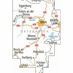 Best ADFC-RADTOURENKARTE ÖS2 ÖSTERREICH WIEN BURGENLAND 1:150:000 - Fahrradkarte Fahrradkarten|Fahrradkarten