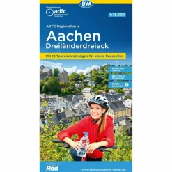 New ADFC-REGIONALKARTE AACHEN DREILÄNDERECK, 1:75.000 - Fahrradkarte Fahrradkarten|Fahrradkarten