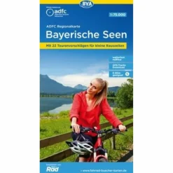 Fahrradkarten|Fahrradkarten^ADFC-REGIONALKARTE BAYERISCHE SEEN, 1:75.000 - Fahrradkarte