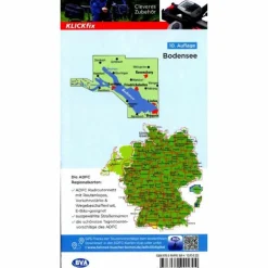 New ADFC-REGIONALKARTE BODENSEE, 1:50.000, REIß- UND WETTERFEST - Fahrradkarte Fahrradkarten|Fahrradkarten