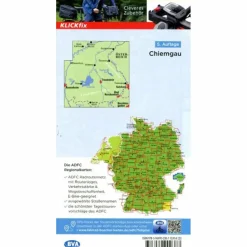 Best ADFC-REGIONALKARTE CHIEMGAU 1:75.000 - Fahrradkarte Fahrradkarten|Fahrradkarten