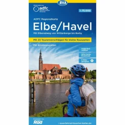 Online ADFC-REGIONALKARTE ELBE/HAVEL, 1:75.000 - Fahrradkarte Fahrradkarten|Fahrradkarten