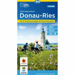 Fahrradkarten|Fahrradkarten^ADFC-REGIONALKARTE FERIENLAND DONAU-RIES / GEOPARK RIES - Fahrradkarte
