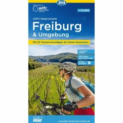 Best ADFC-REGIONALKARTE FREIBURG UND UMGEBUNG 1:75.000 - Fahrradkarte Fahrradkarten|Fahrradkarten