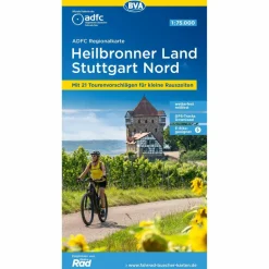 Fahrradkarten|Fahrradkarten^ADFC-REGIONALKARTE HEILBRONNER LAND - STUTTGART NORD - Fahrradkarte