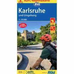 Online ADFC-REGIONALKARTE KARLSRUHE UND UMGEBUNG,1:50.000 - Fahrradkarte Fahrradkarten|Fahrradkarten