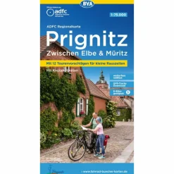 Fahrradkarten|Fahrradkarten^ADFC-REGIONALKARTE RADLERPARADIES PRIGNITZ MIT TAGESTOUREN - Fahrradkarte