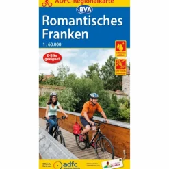 New ADFC-REGIONALKARTE ROMANTISCHES FRANKEN, 1:60.000 - Fahrradkarte Fahrradkarten|Fahrradkarten
