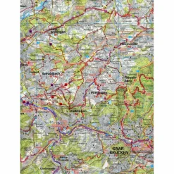 New ADFC-REGIONALKARTE SAARLAND, 1:75.000, REIß- UND WETTERFEST - Fahrradkarte Fahrradkarten|Fahrradkarten