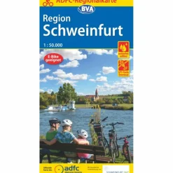 Outlet ADFC-REGIONALKARTE SCHWEINFURT, 1:50.000 - Fahrradkarte Fahrradkarten|Fahrradkarten