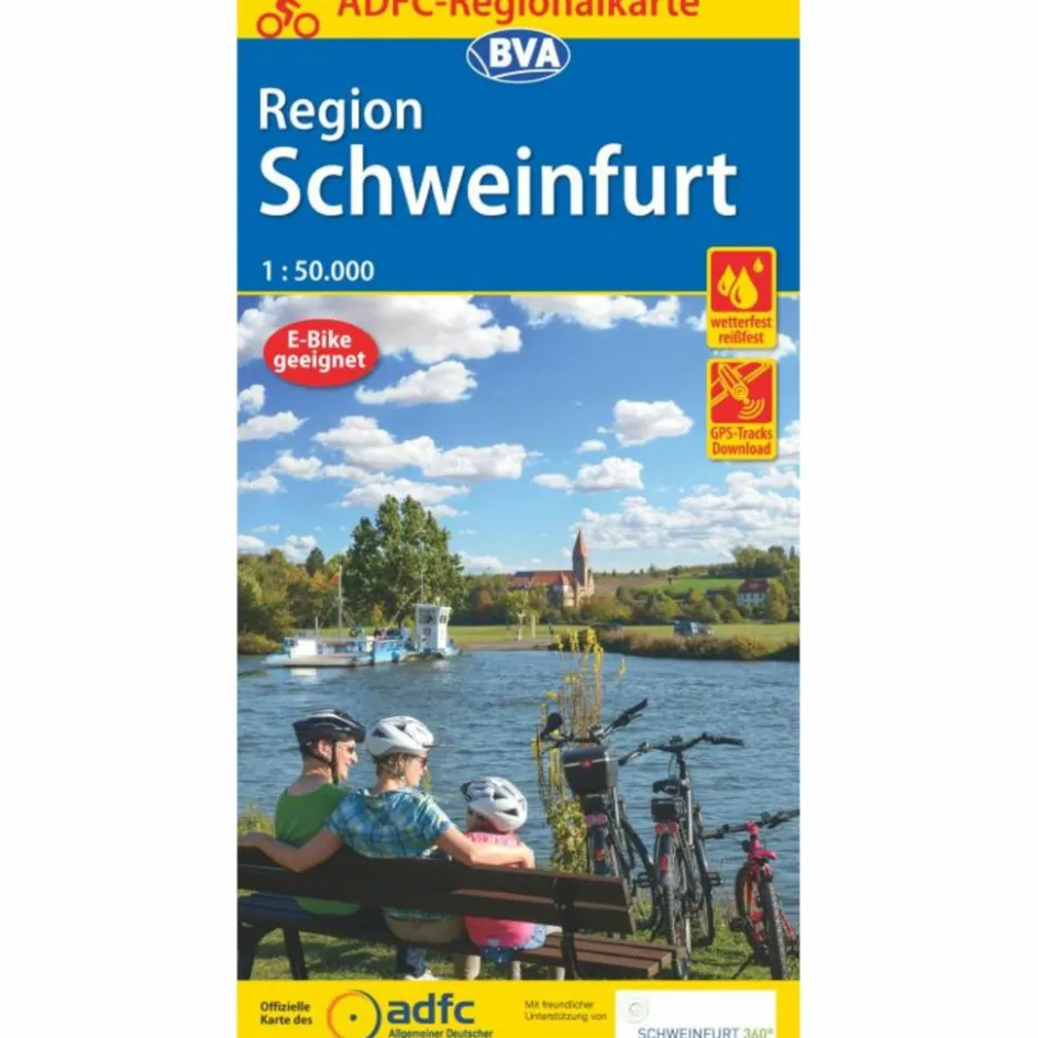 Outlet ADFC-REGIONALKARTE SCHWEINFURT, 1:50.000 - Fahrradkarte Fahrradkarten|Fahrradkarten