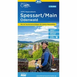 Fahrradkarten|Fahrradkarten^ADFC-REGIONALKARTE SPESSART/MAIN/ODENWALD, 1:75.000
