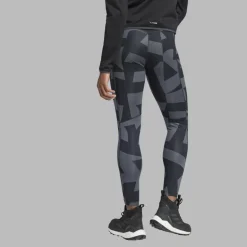 Damen Adidas Outdoorhosen^W MOUNTAIN TIGHTS ALLOVER PRINT Damen - Leggings