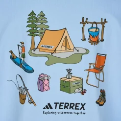 Damen Adidas Shirts Und Tops^XPLORIC POLYGIENE GRAPHIC T-SHIRT Damen - T-Shirt