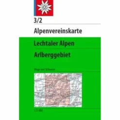 Wanderkarten Und Winterkarten|Wanderkarten Und Winterkarten^ALPENVEREINSKARTE BLATT 3/2 LECHTALER ALPEN, ARLBERGGEBIET - Wanderkarte