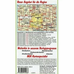 Fahrradkarten|Wanderkarten Und Winterkarten^ALTENBURGER LAND UND UMGEBUNG 1 : 50 000 - Wanderkarte
