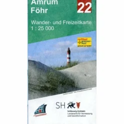 Best AMRUM - FÖHR 1:25.000 - Wanderkarte Wanderkarten Und Winterkarten|Wanderkarten Und Winterkarten