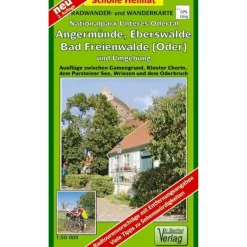Fahrradkarten|Wanderkarten Und Winterkarten^ANGERMÜNDE, EBERSWALDE, BAD FREIENWALDE - Wanderkarte