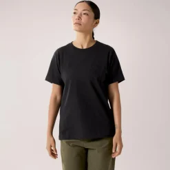 Damen Arc'teryx Shirts Und Tops^Arc'teryx KRAGG COTTON LITTLE BIRD CREW SS W Damen - T-Shirt