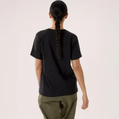 Damen Arc'teryx Shirts Und Tops^Arc'teryx KRAGG COTTON LITTLE BIRD CREW SS W Damen - T-Shirt