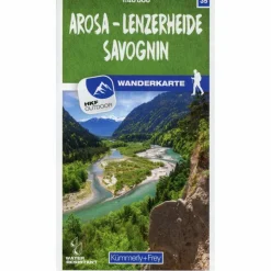 Wanderkarten Und Winterkarten|Wanderkarten Und Winterkarten^AROSA - LENZERHEIDE - SAVOGNIN 35 WANDERKARTE 1:40 000 MATT - Wanderkarte