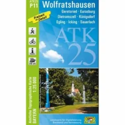 ATK25-P11 WOLFRATSHAUSEN - Wanderkarte Fahrradkarten|Wanderkarten Und Winterkarten