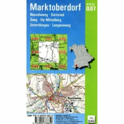 Fahrradkarten|Wanderkarten Und Winterkarten^ATK25-Q07 MARKTOBERDORF - Wanderkarte