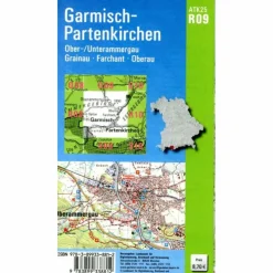 Fahrradkarten|Wanderkarten Und Winterkarten^ATK25-R09 GARMISCH-PARTENKIRCHEN - Wanderkarte