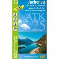 Fahrradkarten|Wanderkarten Und Winterkarten^ATK25-R11 JACHENAU (AMTLICHE TOPOGRAPHISCHE KARTE 1:25000) - Wanderkarte