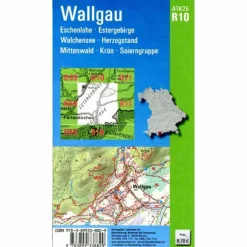 Fahrradkarten|Wanderkarten Und Winterkarten^ATK25-R10 WALLGAU (AMTLICHE TOPOGRAPHISCHE KARTE 1:25000) - Wanderkarte