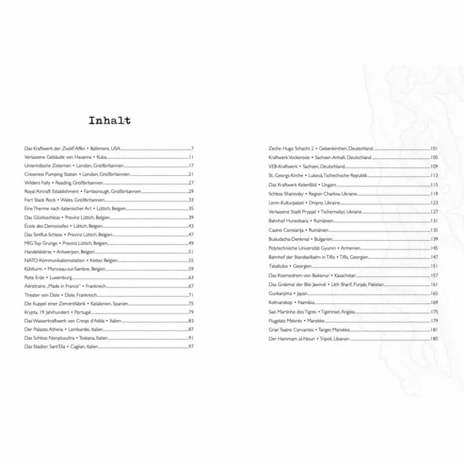 Sale ATLAS DER LOST PLACES - Bildband Bildbände