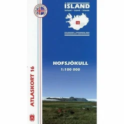Wanderkarten Und Winterkarten|Wanderkarten Und Winterkarten^ATLASKORT 16: HOFSJÖKULL 1:100.000 - Wanderkarte