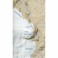 Wanderkarten Und Winterkarten|Wanderkarten Und Winterkarten^ATLASKORT 16: HOFSJÖKULL 1:100.000 - Wanderkarte
