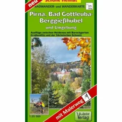 Fahrradkarten|Wanderkarten Und Winterkarten^BAD GOTTLEUBA-BERGGIEßHÜBEL, PIRNA - Wanderkarte