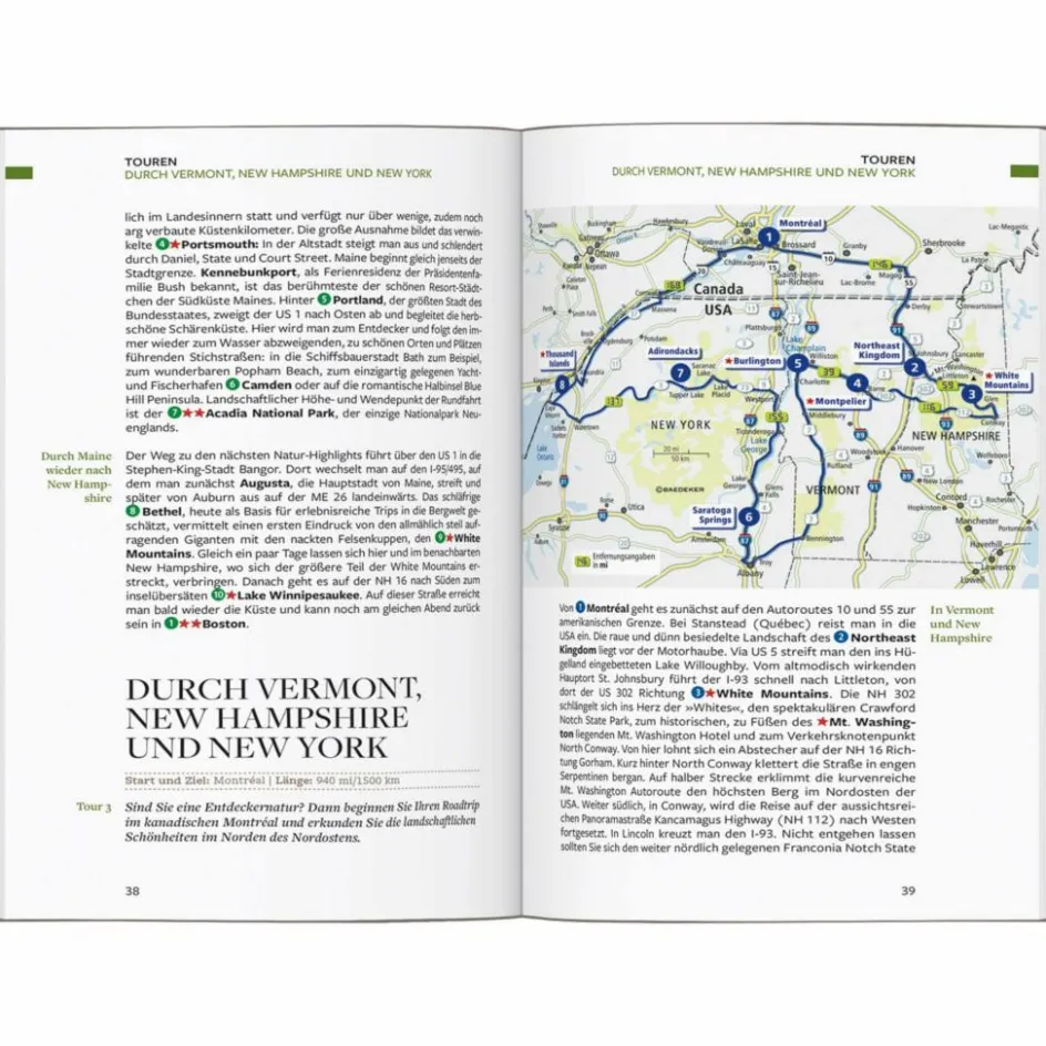 Best BAEDEKER REISEFÜHRER USA NORDOSTEN Reiseführer Nordamerika