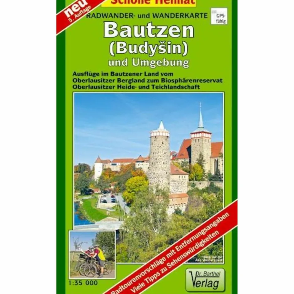 Fahrradkarten|Wanderkarten Und Winterkarten^BAUTZEN UND UMGEBUNG 1 : 35 000 - Wanderkarte